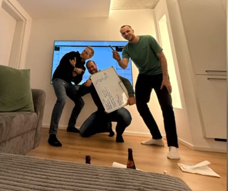 The kangomo team — Alex, Maria, Marcus, Markus and Simon